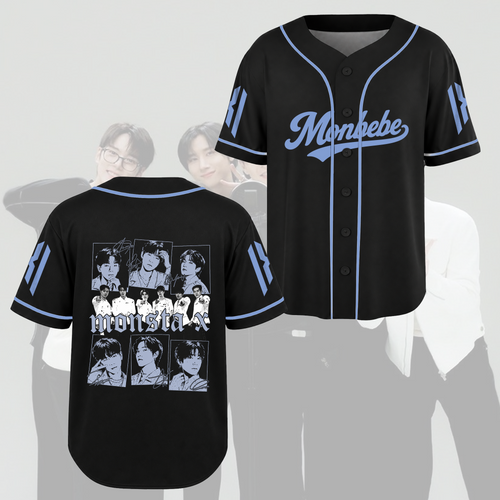 Captivating Monbebe Baseball Jersey MONSTA X Kpop Gift for Fan