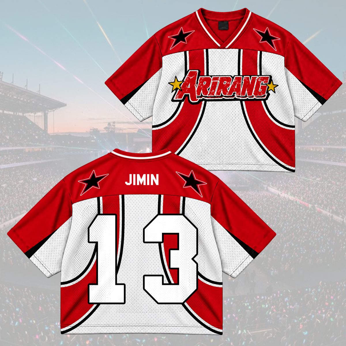 Arirang Army Club All Members Retro Americana Mixed Mesh Jersey For Fans