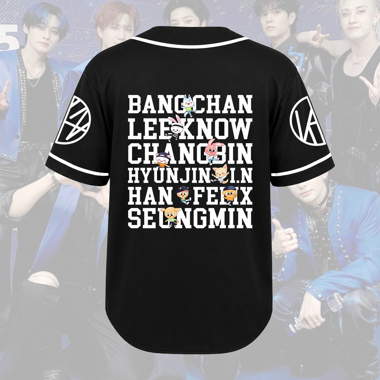 Stray Kids All Members Names Baseball Jersey Kpop Gift for STAY