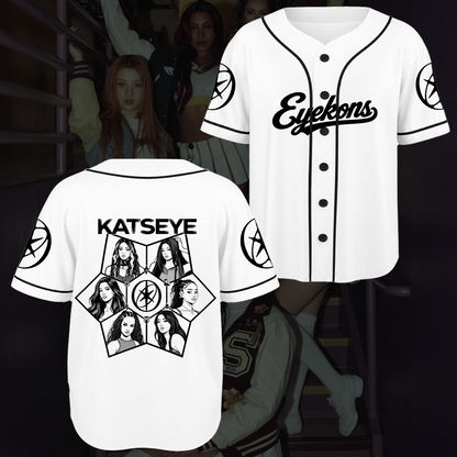 Astral Star Sketch KATSEYE Baseball Jersey Eyekons Merch Gift