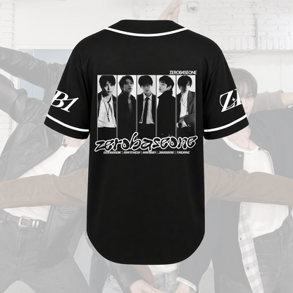 Vintage Zerobaseone Baseball Jersey Retro Concert Gift For Fans