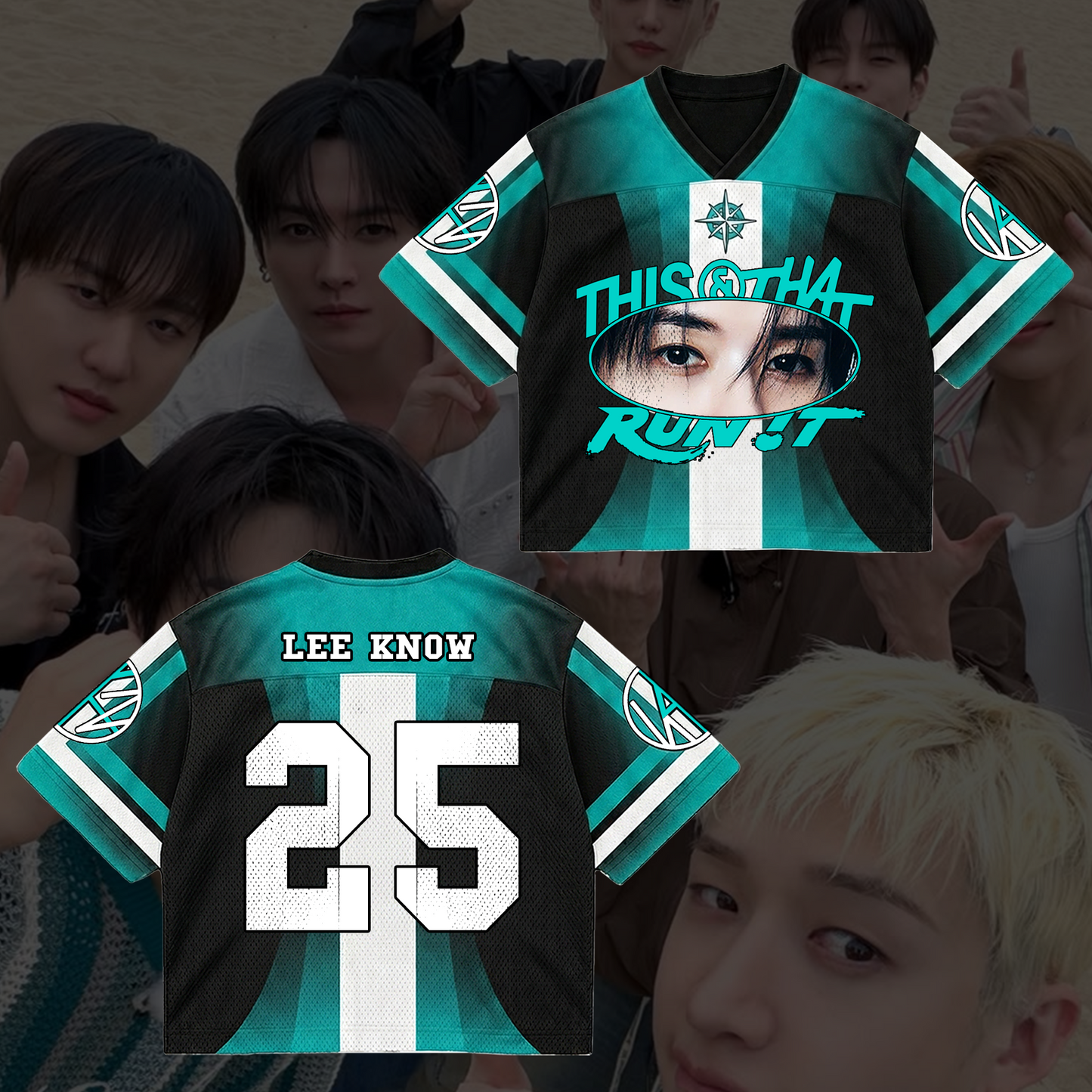 Stray Kids Eye This & That Album Mixed Mesh Jersey Gifts For Stay