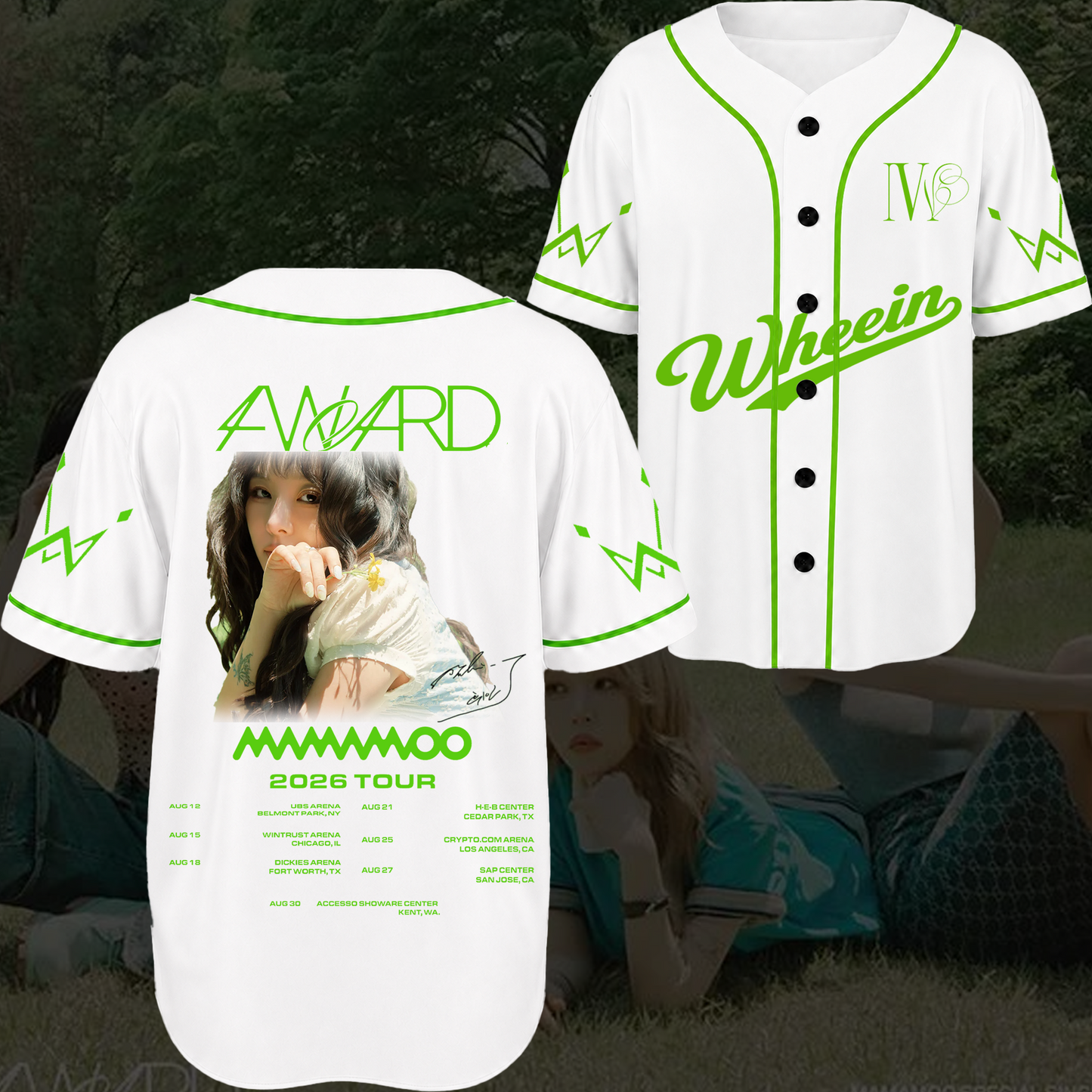 Aura Mamamoo  4ward World Tour Baseball Jersey MooMoo Edition