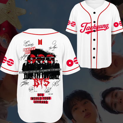 BTS 2026 Arirang Festa 13th Anniversary Baseball Jersey
