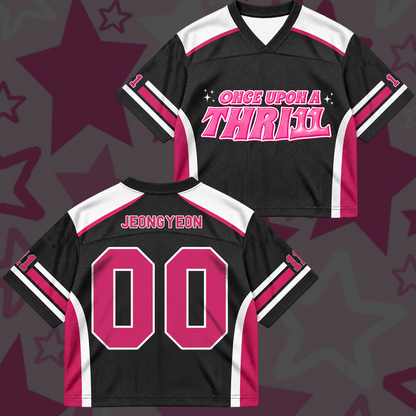 Vibrant TWICE Once Upon A Thr11l 11th Anniversary Cyber Grunge Mix Mesh Jersey For Once