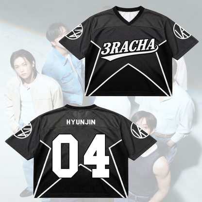 Stray Kids 3RACHA Football Jersey SKZ World Tour Concert Outfit Gift For Fans