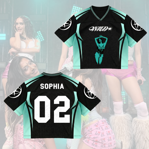 Iconic Katseye The Wildworld Tour 2026 Mixed Mesh Jersey Gift For Fans