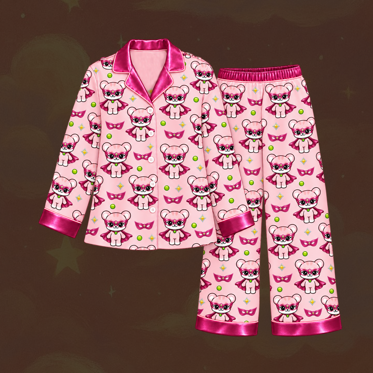 Epic Looks Can Kill I.V.E. Club Yujin Ganyi Pastel Coquette Pajama Set For Dive