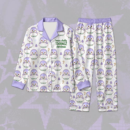 Ethereal Have A Holy TDOONGZ Christmas T.W.I.C.E. Club Mina Myodette Mascot Ugly Christmas Pajama Set For Once