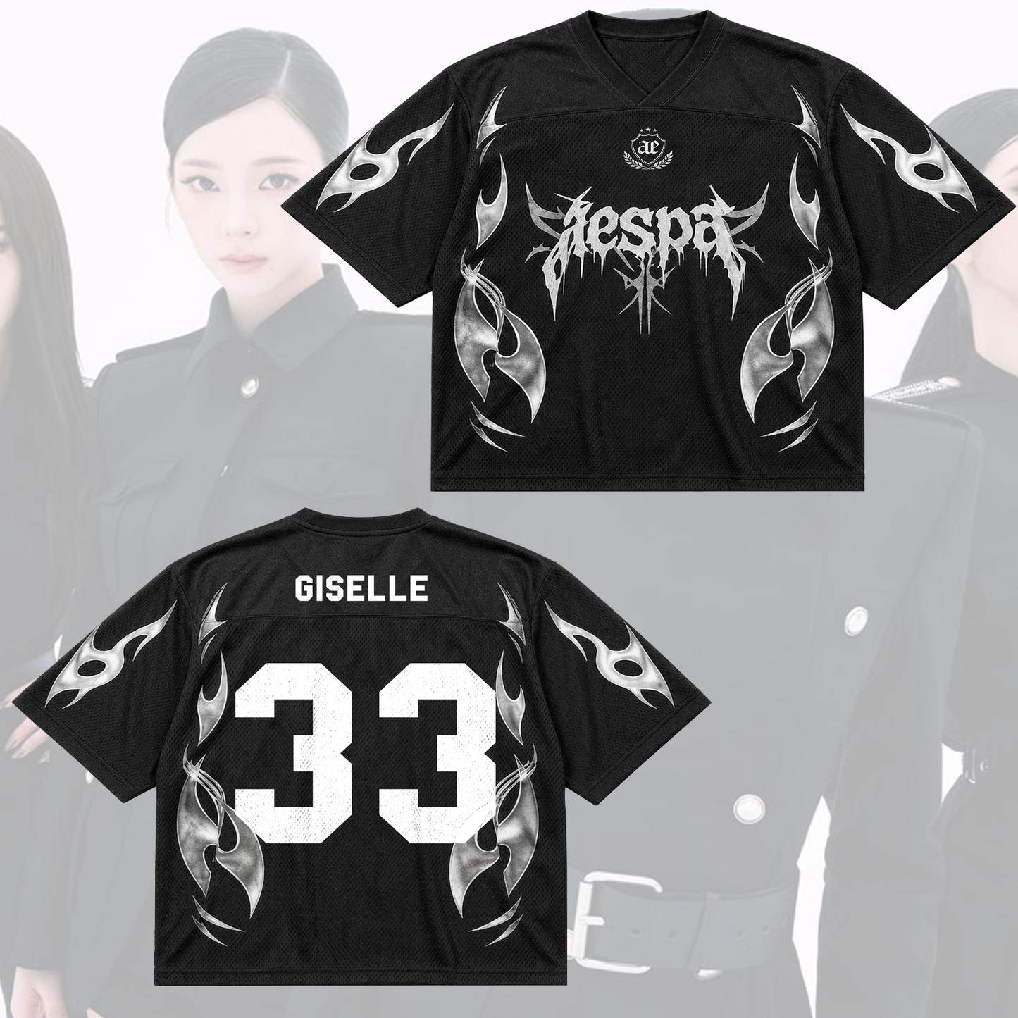Futuristic Aespa Synk Complexity 2026 Tour Jersey Gift For Fans