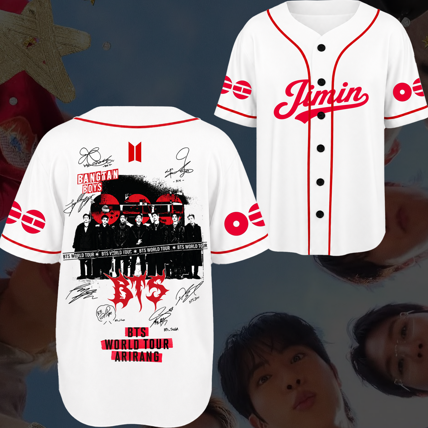 BTS 2026 Arirang Festa 13th Anniversary Baseball Jersey