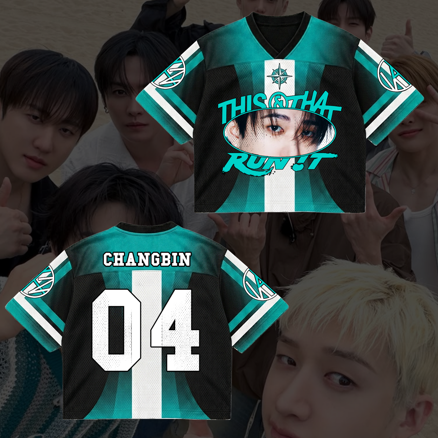 Stray Kids Eye This & That Album Mixed Mesh Jersey Gifts For Stay