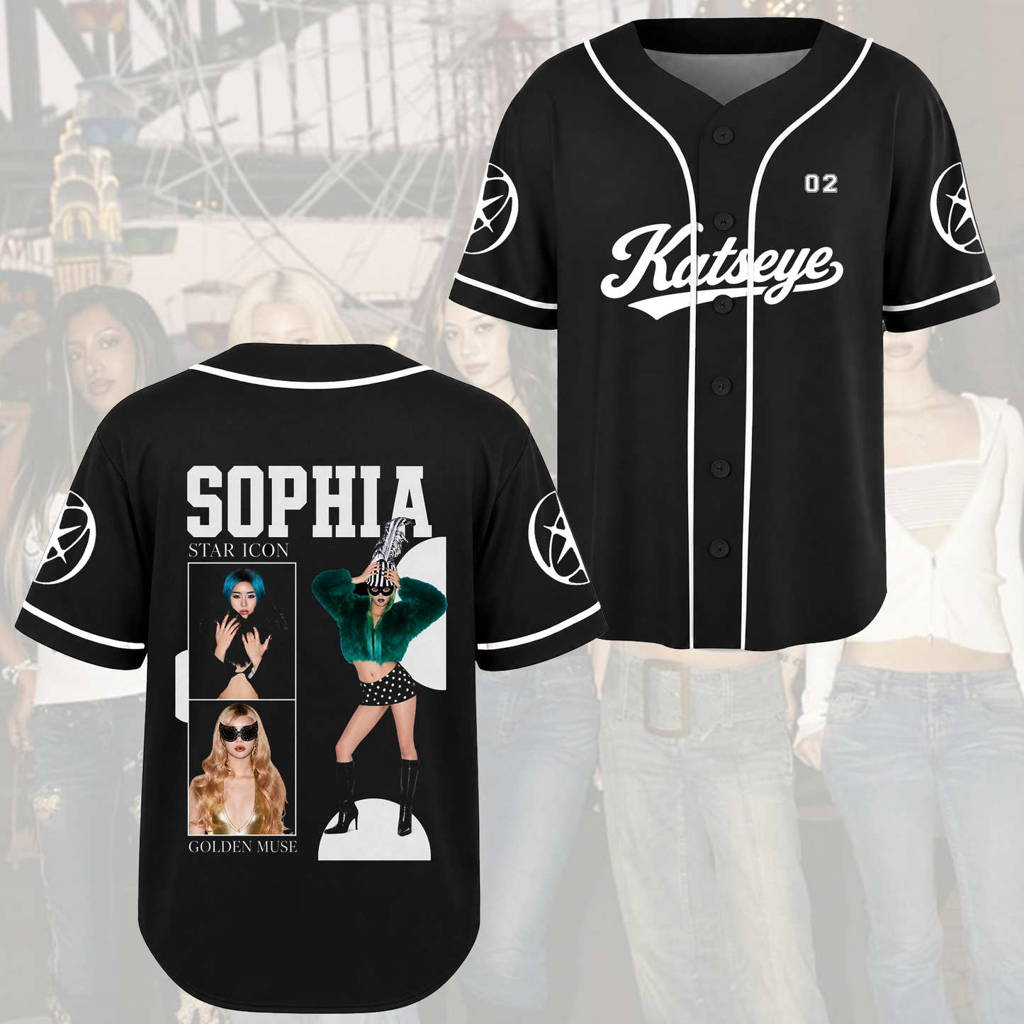 KATSEYE Streetwear Baseball Jersey The Wildworld Tour Outfit Gift For Fans