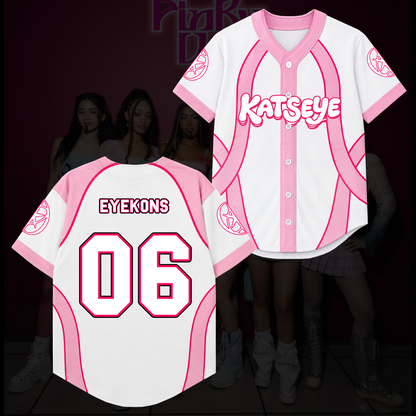 Candy Pink Katseye Wildworld Tour Baseball Jersey Gift For Fans
