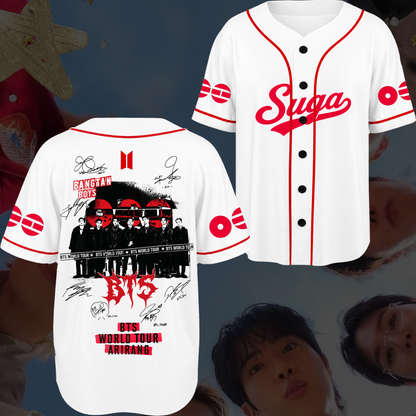BTS 2026 Arirang Festa 13th Anniversary Baseball Jersey