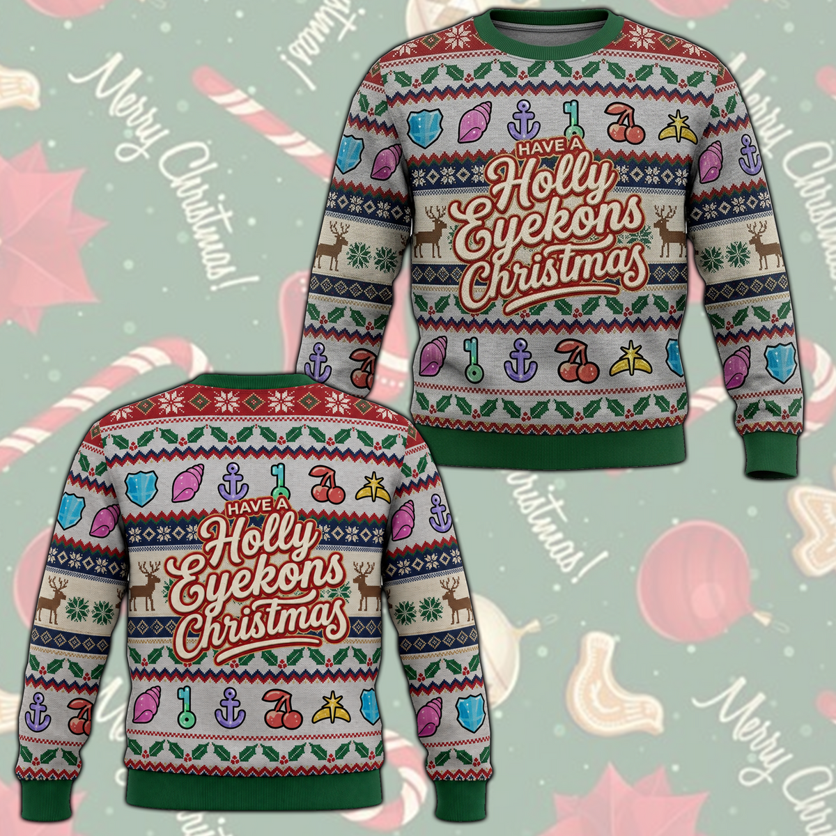 Merry Katseye Ugly Christmas Sweater Fan-Edition