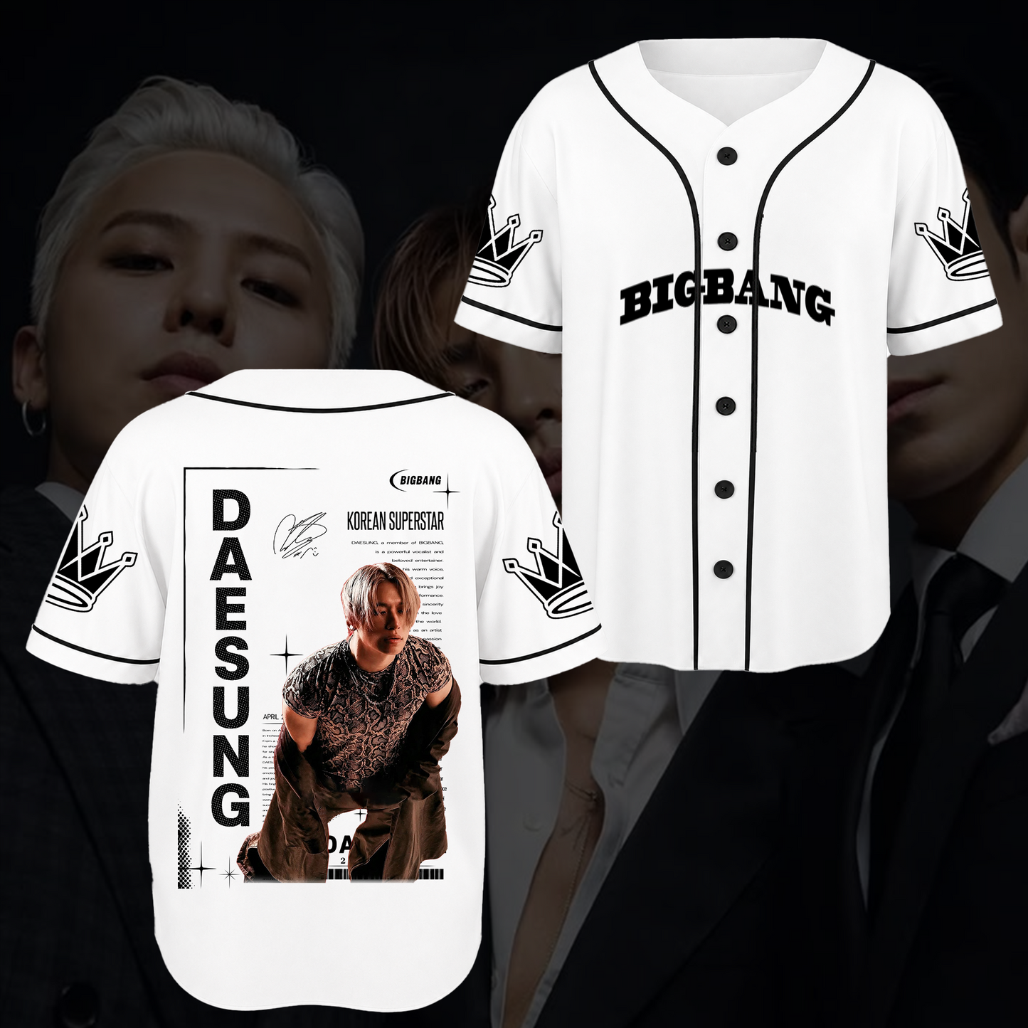 Bigbang Chronicles Baseball Jersey Fan Gift For Fans