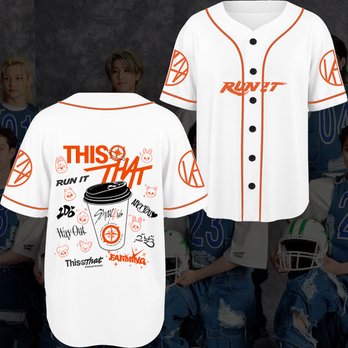 Stray Kids Skzoo Doodle Jersey THIS AND THAT Album Fan Outfit