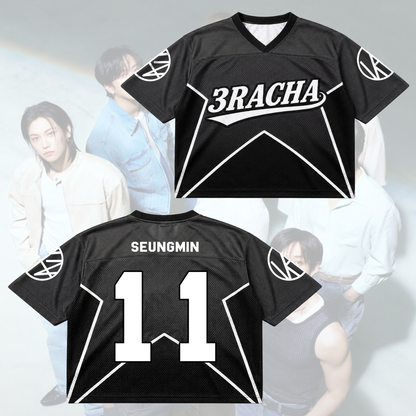 Stray Kids 3RACHA Football Jersey SKZ World Tour Concert Outfit Gift For Fans