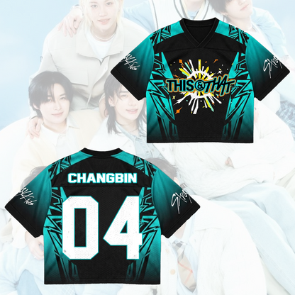 Sporty Stray Kids This & That Mixed Mesh Jersey Gifts For Fans