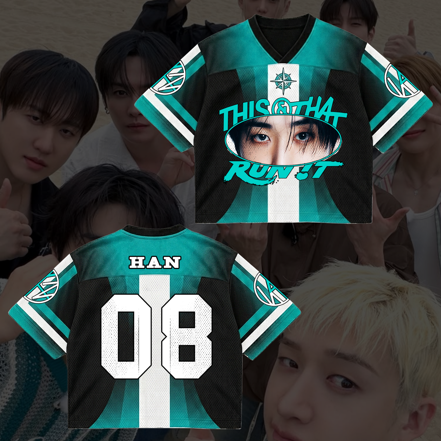 Stray Kids Eye This & That Album Mixed Mesh Jersey Gifts For Stay