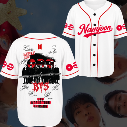 BTS 2026 Arirang Festa 13th Anniversary Baseball Jersey