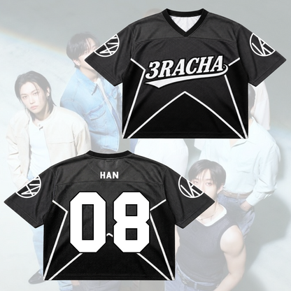 Stray Kids 3RACHA Football Jersey SKZ World Tour Concert Outfit Gift For Fans