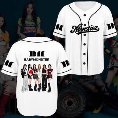 Compelling The Choom World Tour Babymonster Baseball Jersey For Monstiez
