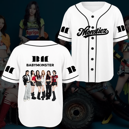 Compelling The Choom World Tour Babymonster Baseball Jersey For Monstiez