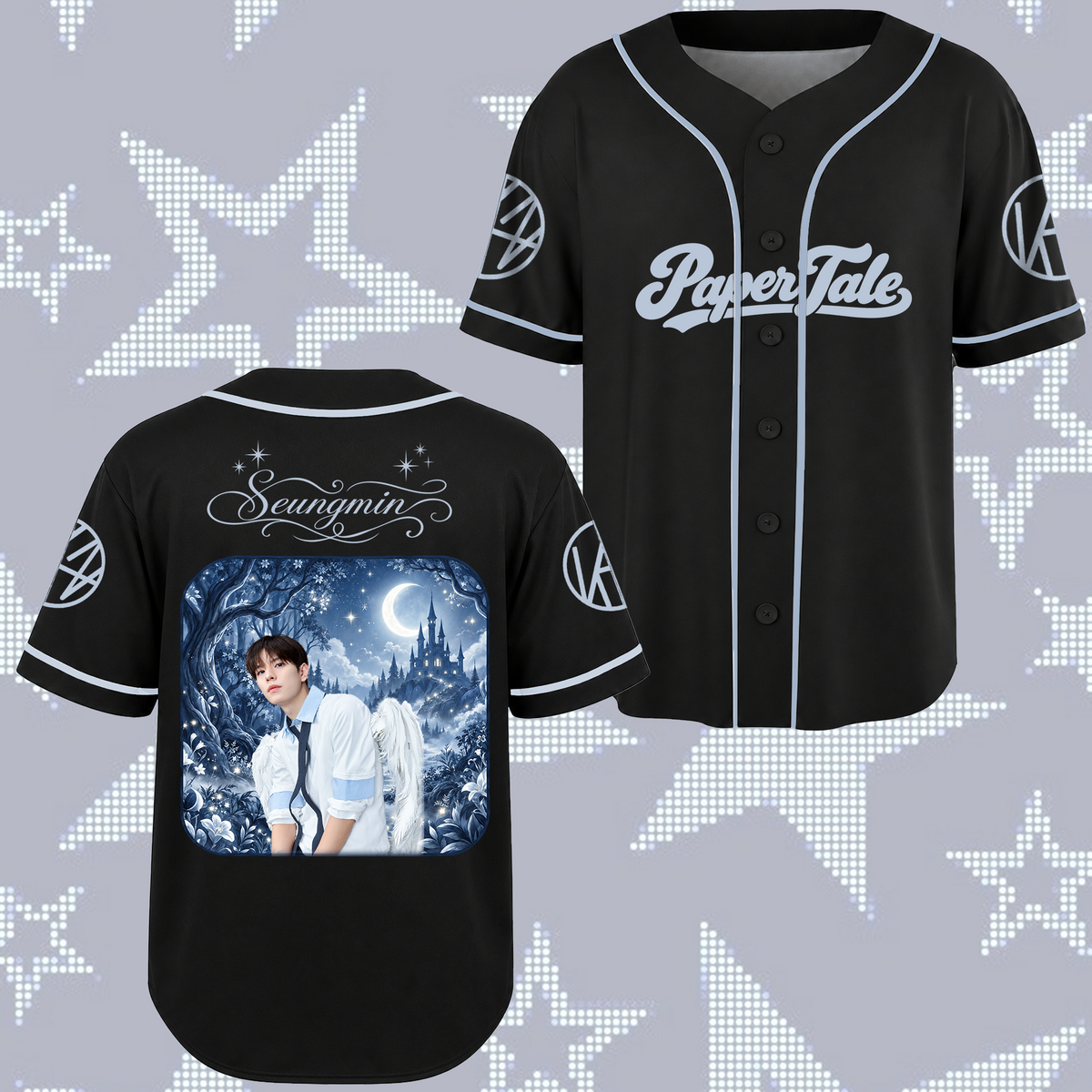 Stray Kids Run It World Tour Baseball-Trikot Edgy Streetwear Geschenk für Fans
