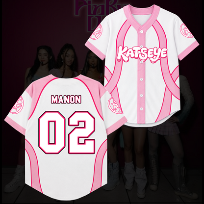 Candy Pink Katseye Wildworld Tour Baseball Jersey Gift For Fans