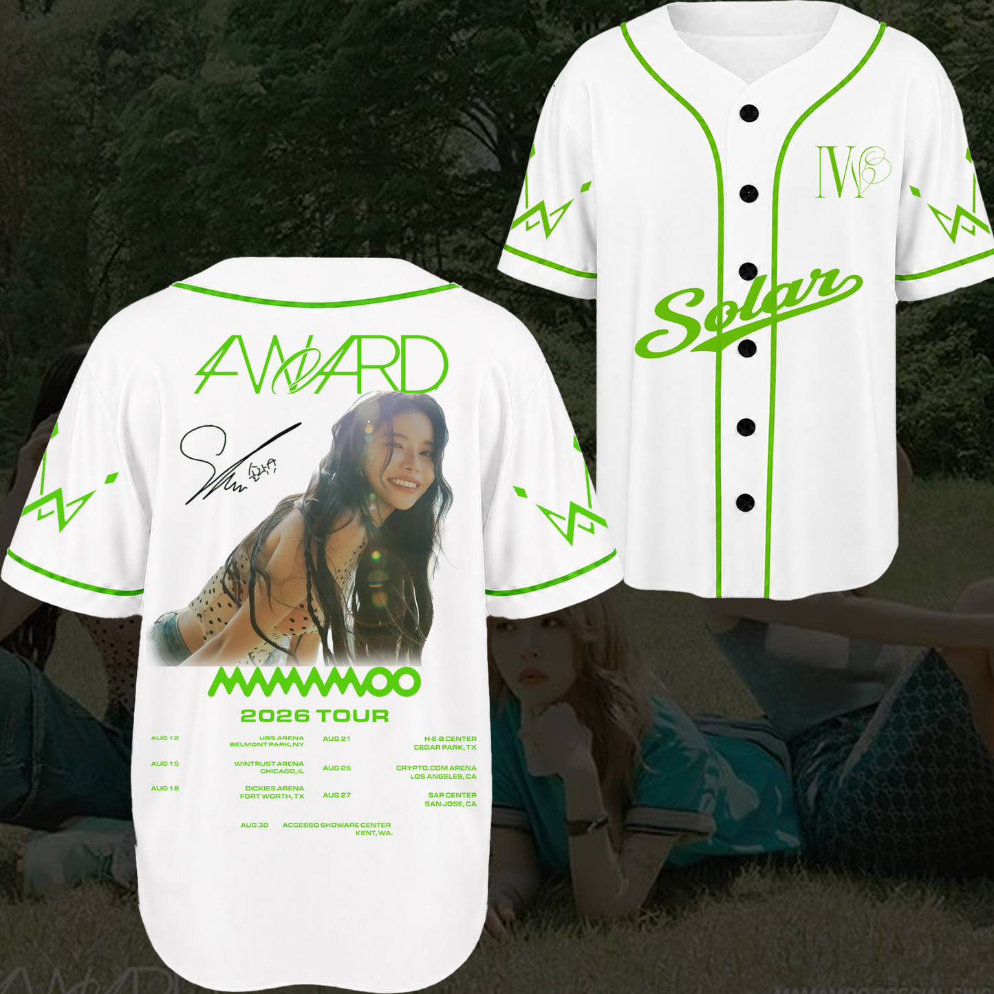 Aura Mamamoo  4ward World Tour Baseball Jersey MooMoo Edition