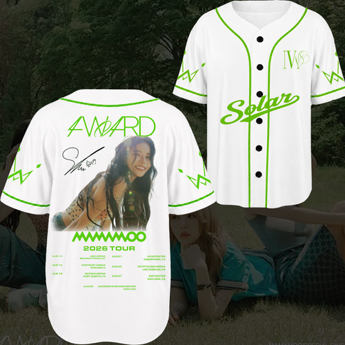 Aura Mamamoo  4ward World Tour Baseball Jersey MooMoo Edition