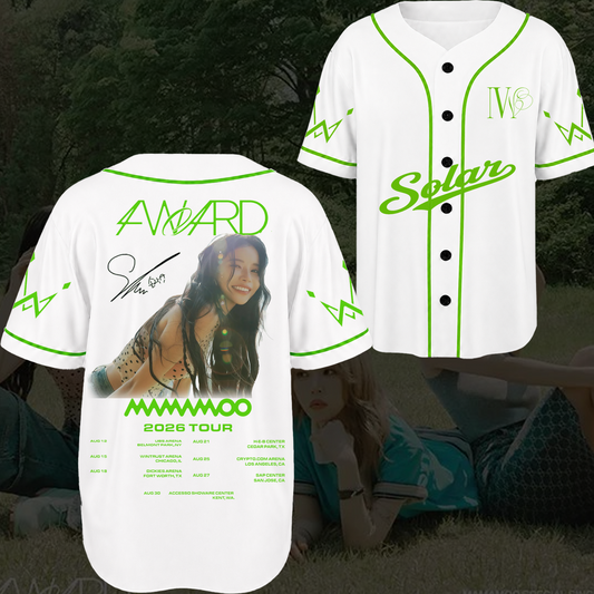 Aura Mamamoo  4ward World Tour Baseball Jersey MooMoo Edition