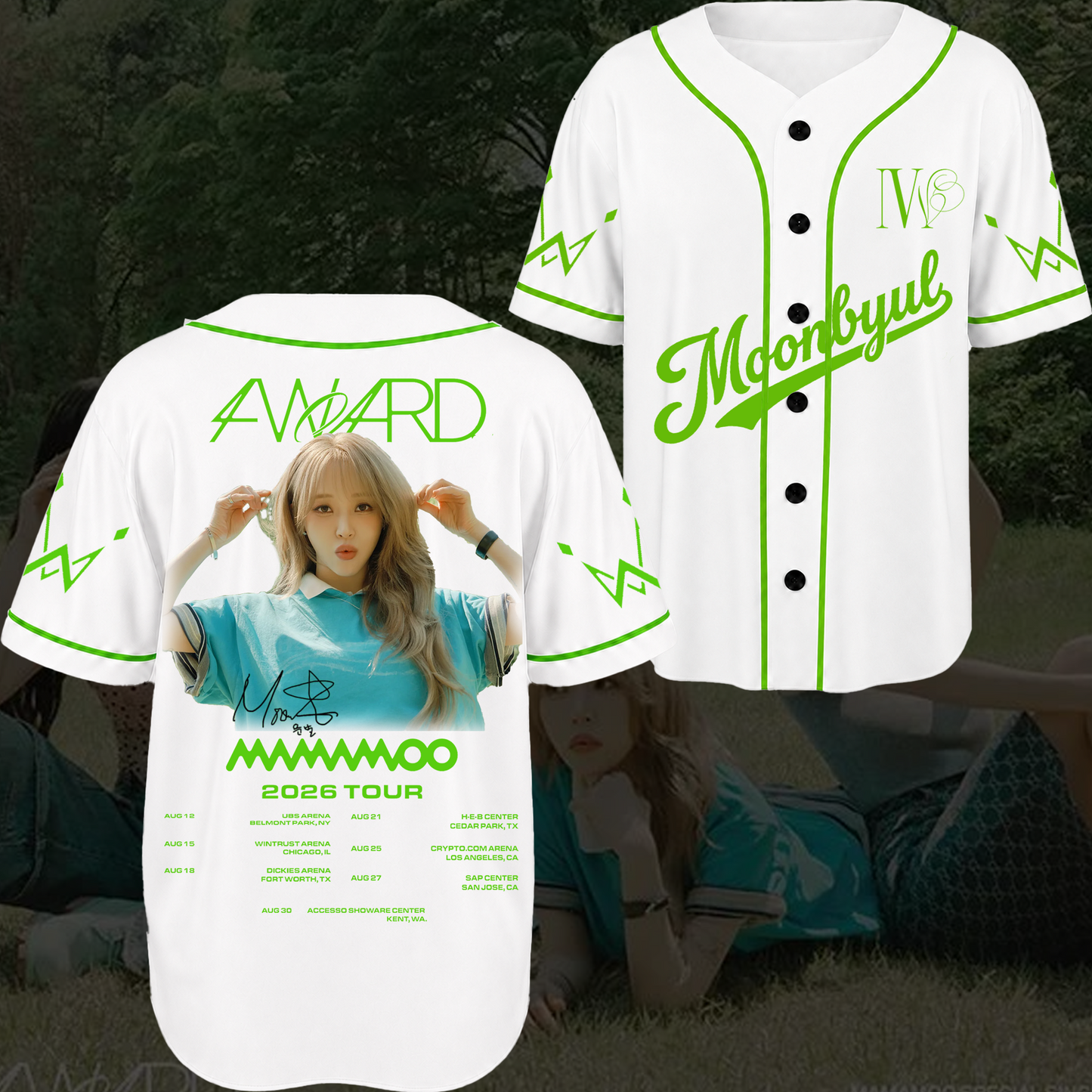 Aura Mamamoo  4ward World Tour Baseball Jersey MooMoo Edition