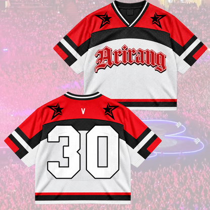 Untamed Arirang Army Club All Members Varsity Athletic Mixed Mesh Jersey For Fans