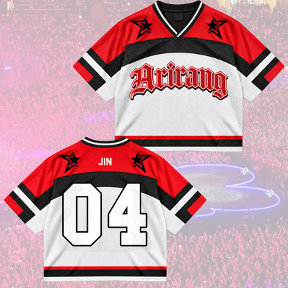 Untamed Arirang Army Club All Members Varsity Athletic Mixed Mesh Jersey For Fans