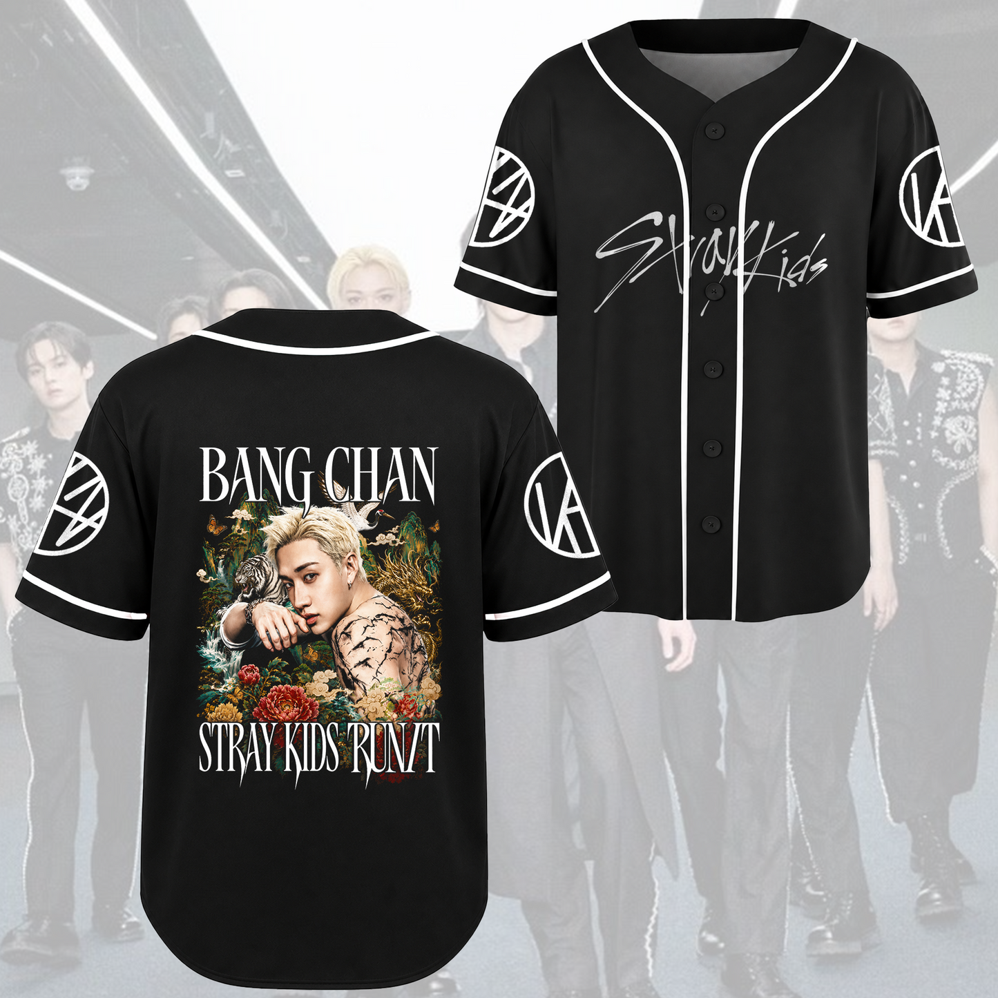 Marvelous Bang Chan Stray Kids Baseball Jersey Run It Kpop Gift for Fan