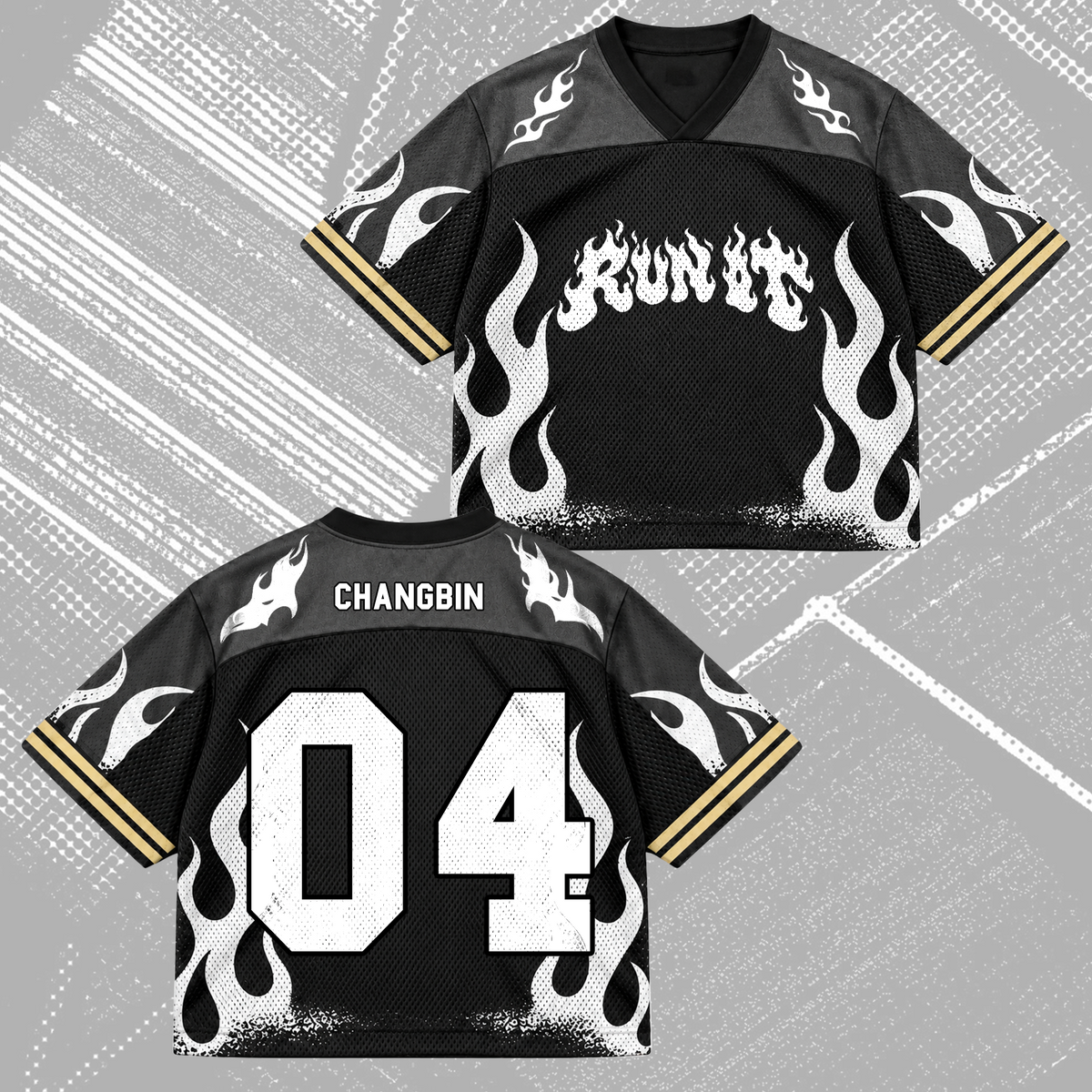 Savage Run It Stay Club All Members Heavy Metal Mixed Mesh Jersey For Stay