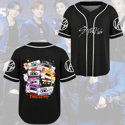 Stray Kids SKZOO This That Baseball Jersey Cute Kpop STAY Gift