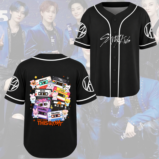 Stray Kids SKZOO This That Baseball Jersey Cute Kpop STAY Gift