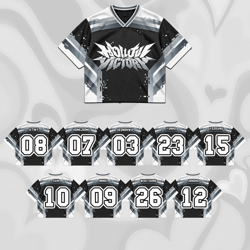 ATEEZ Golden Hour Part 5 Mixed Mesh Jersey Fan Edition (Bad)