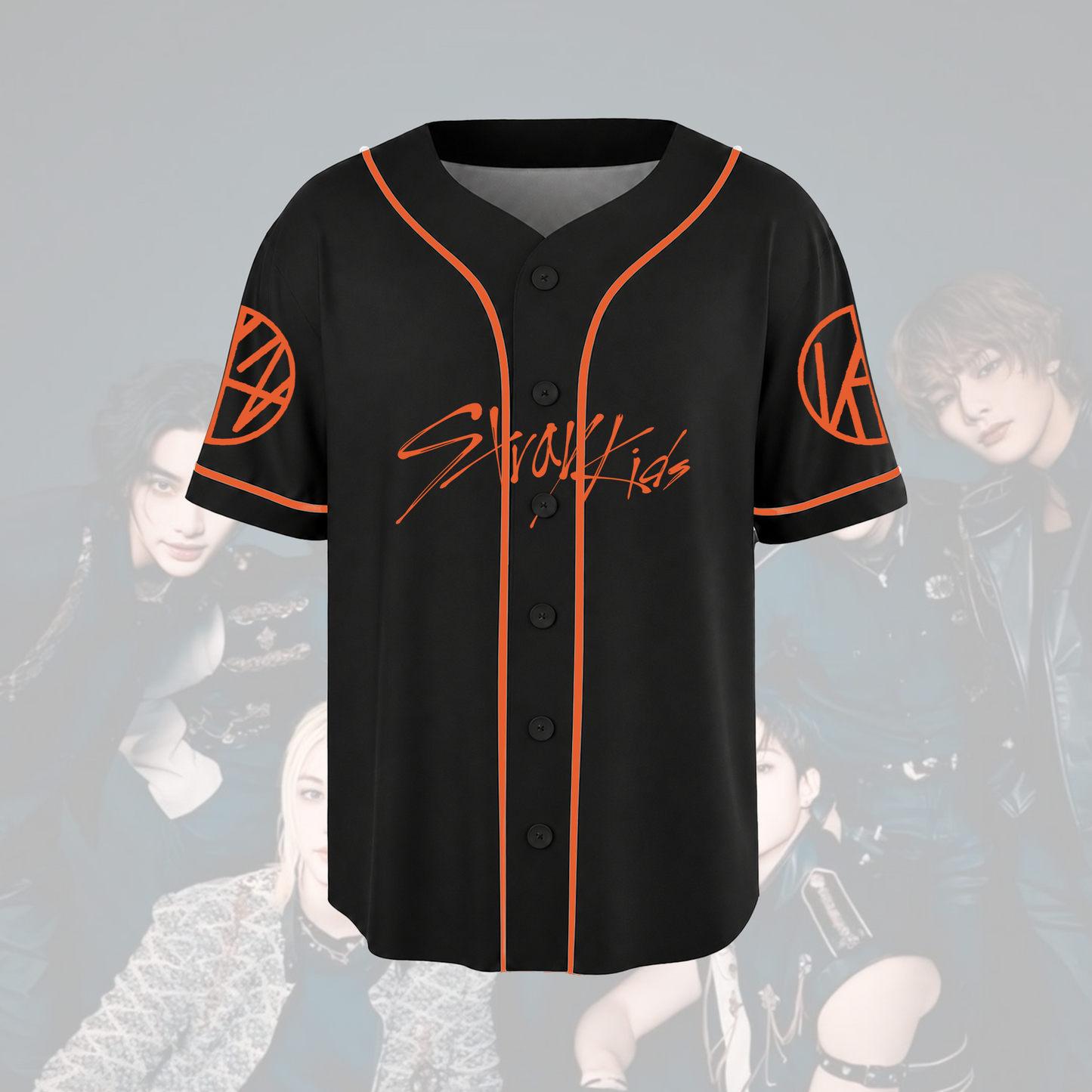 Stray Kids Run ItTour Baseball Jersey High Street Fashion Gift For Fans