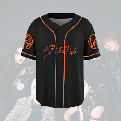 Stray Kids Run ItTour Baseball Jersey High Street Fashion Gift For Fans