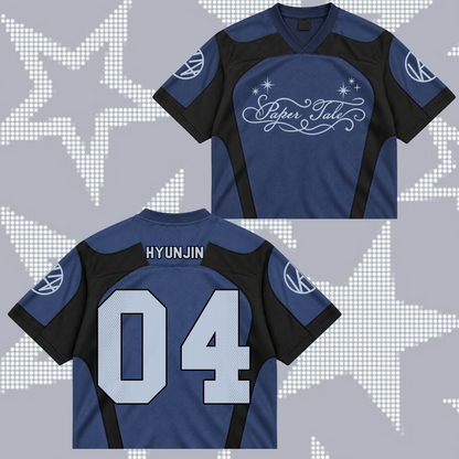 Fierce Paper Tale S.K.Z. Club All Members Futuristic Mixed Mesh Jersey For Stay
