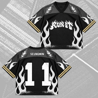 Savage Run It Stay Club All Members Heavy Metal Mixed Mesh Jersey For Stay