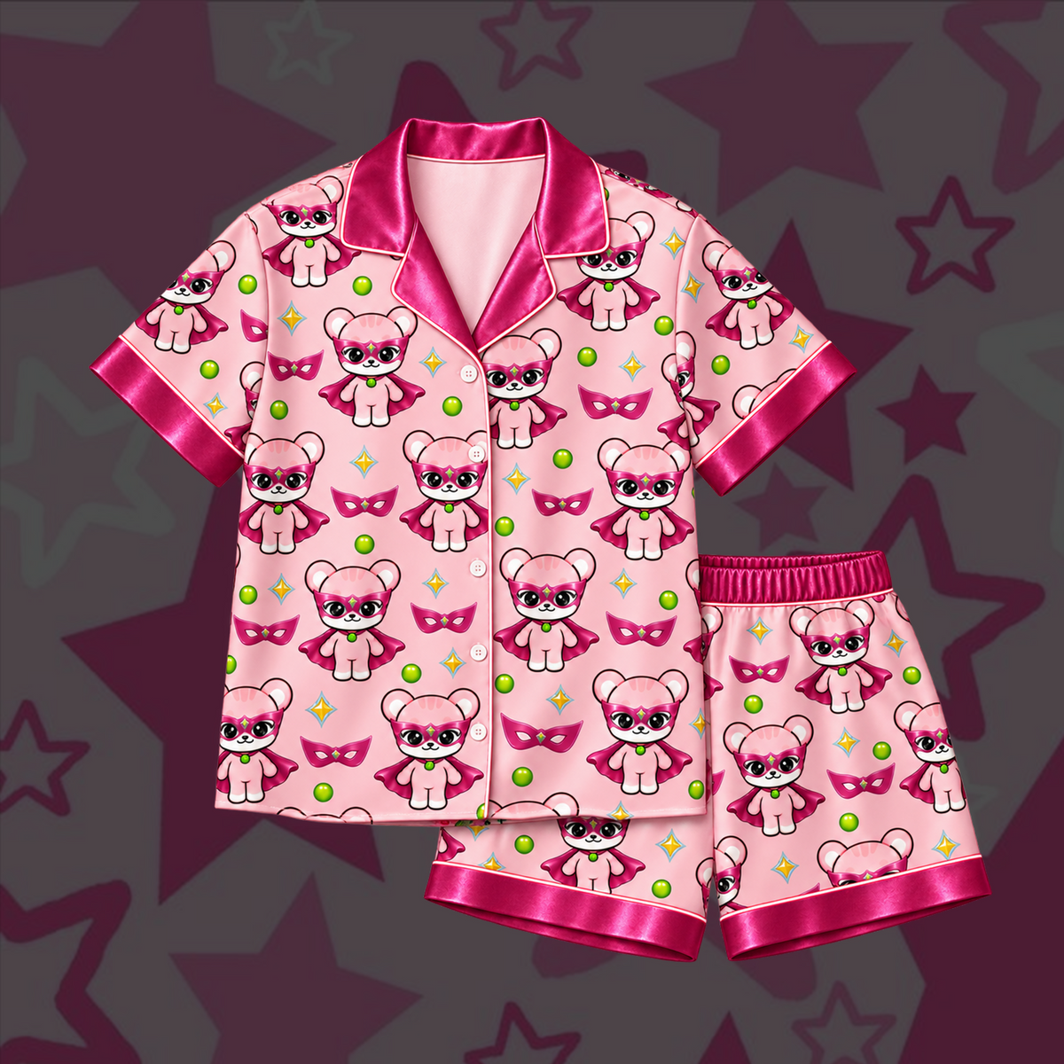 Epic Looks Can Kill I.V.E. Club Yujin Ganyi Pastel Coquette Pajama Set For Dive