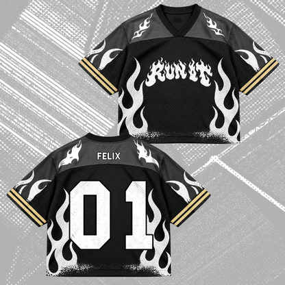 Savage Run It Stay Club All Members Heavy Metal Mixed Mesh Jersey For Stay