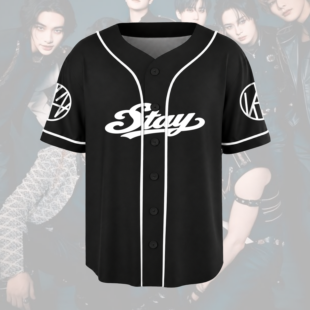 Evil Skzoo Stray Kids Hip Hop Baseball Jersey Gift for Fans