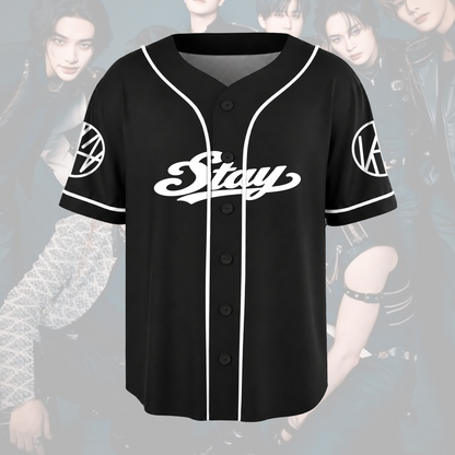 Evil Skzoo Stray Kids Hip Hop Baseball Jersey Gift for Fans